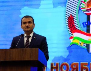 ПАЁМИ ТАБРИКОТИИ РАИСИ НОҲИЯИ АБДУРАҲМОНИ ҶОМӢ АМИРЗОДА МАҲМУД ҲАМИД БА ИФТИХОРИ РӮЗИ КОРМАНДОНИ МИЛИТСИЯ